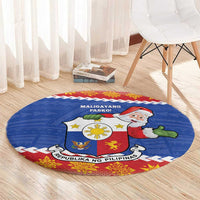 The Philippines Christmas Round Carpet Pilipinas Parol - Maligayang Pasko! LT14 - Polynesian Pride