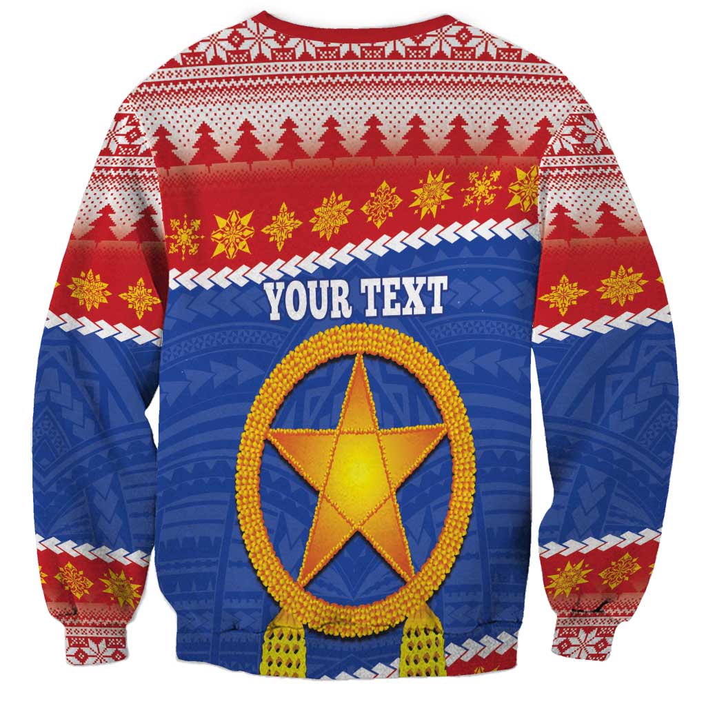 Personalized The Philippines Christmas Sweatshirt Pilipinas Parol - Maligayang Pasko! LT14 - Polynesian Pride