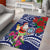 Guam Christmas Area Rug Poinsettia With Bougainvillea - Felis Pasgua!