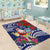 Guam Christmas Area Rug Poinsettia With Bougainvillea - Felis Pasgua!