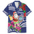 Guam Christmas Hawaiian Shirt Poinsettia With Bougainvillea - Felis Pasgua!