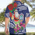 Guam Christmas Hawaiian Shirt Poinsettia With Bougainvillea - Felis Pasgua!