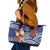 Guam Christmas Leather Tote Bag Poinsettia With Bougainvillea - Felis Pasgua!