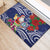 Guam Christmas Rubber Doormat Poinsettia With Bougainvillea - Felis Pasgua!