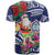 Guam Christmas T Shirt Poinsettia With Bougainvillea - Felis Pasgua!