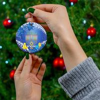 Hanukkah Jewish Festival Ceramic Ornament It's Lit - Polynesian Pattern LT14 - Polynesian Pride