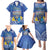 Personalised Hanukkah Jewish Festival Family Matching Puletasi and Hawaiian Shirt It's Lit - Polynesian Pattern