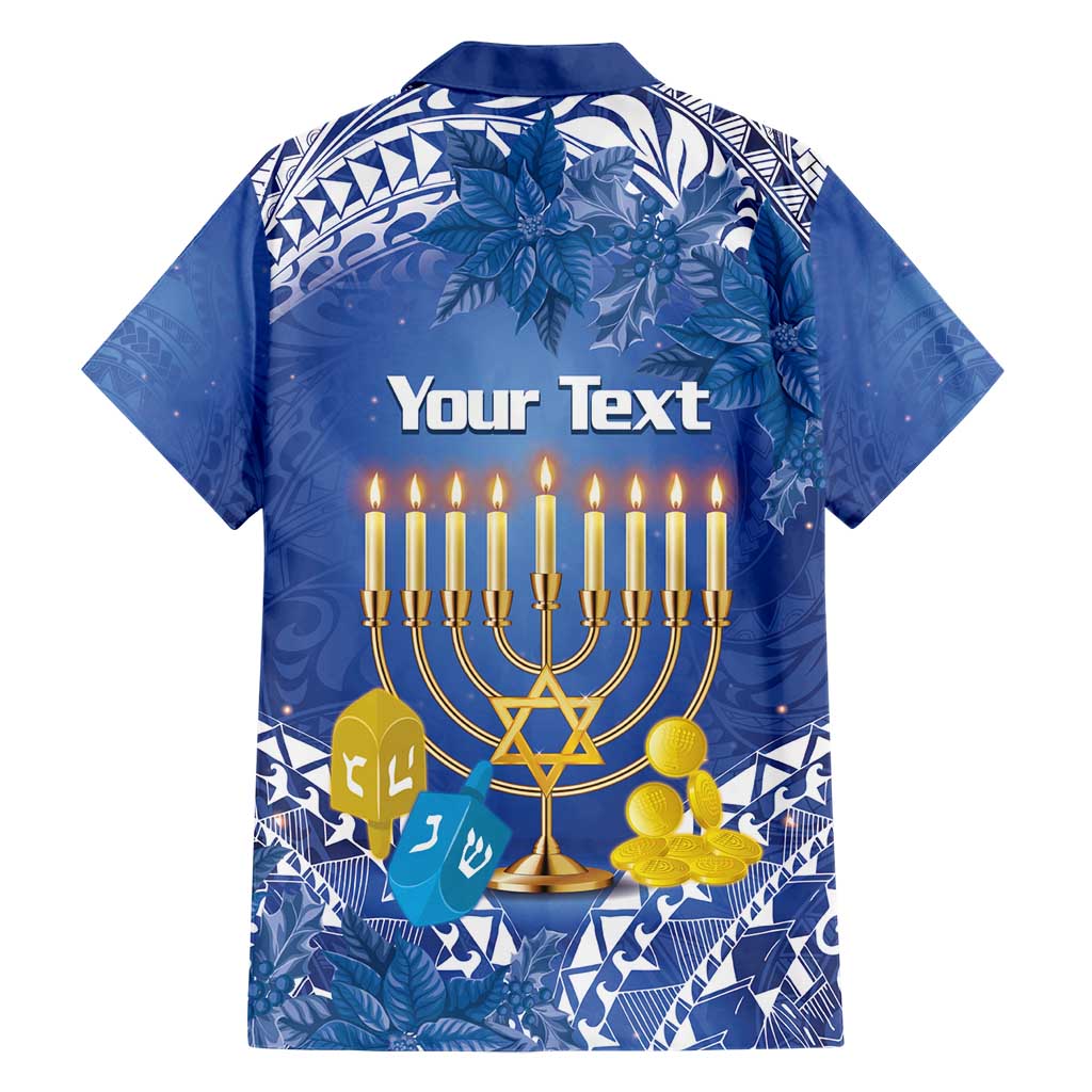 Personalised Hanukkah Jewish Festival Hawaiian Shirt It's Lit - Polynesian Pattern LT14 - Polynesian Pride