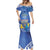 Personalised Hanukkah Jewish Festival Mermaid Dress It's Lit - Polynesian Pattern