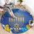 Hanukkah Jewish Festival Round Carpet It's Lit - Polynesian Pattern