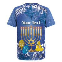 Personalised Hanukkah Jewish Festival Rugby Jersey It's Lit - Polynesian Pattern LT14 - Polynesian Pride