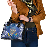 Hanukkah Jewish Festival Shoulder Handbag It's Lit - Polynesian Pattern LT14 - Polynesian Pride