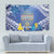 Hanukkah Jewish Festival Tapestry It's Lit - Polynesian Pattern