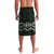 Green Aotearoa Lavalava Taniko Motifs With Paua Shell Kowhaiwhai