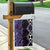 Purple Aotearoa Garden Flag Taniko Motifs With Paua Shell Kowhaiwhai