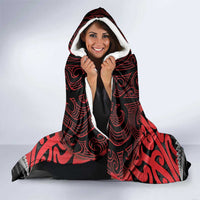 Aotearoa Kiwi Taniko Hooded Blanket Silver Fern With Maori Koru Pattern LT14 - Polynesian Pride