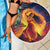 Hawaii Kilauea Big Islands Beach Blanket Pele Goddess With Tropical Flowers