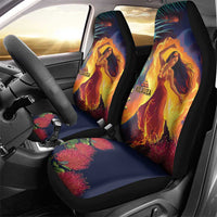 Hawaii Kilauea Big Islands Car Seat Cover Pele Goddess With Tropical Flowers LT14 - Polynesian Pride