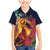 Hawaii Kilauea Big Islands Family Matching Mermaid Dress and Hawaiian Shirt Pele Goddess With Tropical Flowers