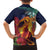 Hawaii Kilauea Big Islands Family Matching Puletasi and Hawaiian Shirt Pele Goddess With Tropical Flowers