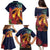 Hawaii Kilauea Big Islands Family Matching Puletasi and Hawaiian Shirt Pele Goddess With Tropical Flowers