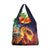 Hawaii Kilauea Big Islands Grocery Bag Pele Goddess With Tropical Flowers