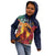 Hawaii Kilauea Big Islands Kid Hoodie Pele Goddess With Tropical Flowers