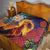 Hawaii Kilauea Big Islands Quilt Pele Goddess With Tropical Flowers