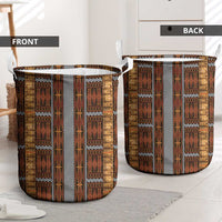 Malo e Lelei Tonga Laundry Basket Tongan Ngatu Tapa Cloth LT14 - Polynesian Pride