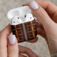 Malo e Lelei Tonga AirPods Case Tongan Ngatu Tapa Cloth LT14 - Polynesian Pride