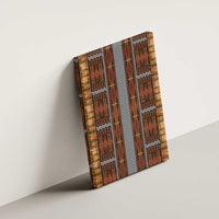 Malo e Lelei Tonga Canvas Wall Art Tongan Ngatu Tapa Cloth LT14 - Polynesian Pride