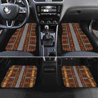 Malo e Lelei Tonga Car Mats Tongan Ngatu Tapa Cloth LT14 Set 4pcs Orange - Polynesian Pride