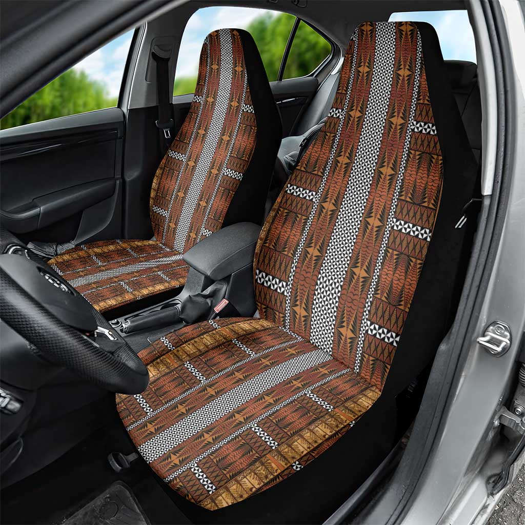 Malo e Lelei Tonga Car Seat Cover Tongan Ngatu Tapa Cloth LT14 - Polynesian Pride