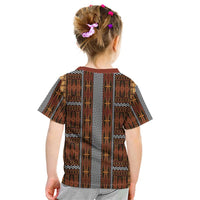 Malo e Lelei Tonga Kid T Shirt Tongan Ngatu Tapa Cloth LT14 - Polynesian Pride