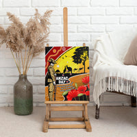 New Zealand And Australia ANZAC Day Canvas Wall Art Aboriginal Maori Starring Night Style LT14 - Polynesian Pride