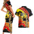 New Zealand And Australia ANZAC Day Couples Matching Short Sleeve Bodycon Dress and Hawaiian Shirt Aboriginal Maori Starring Night Style LT14 - Polynesian Pride