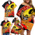 New Zealand And Australia ANZAC Day Family Matching Off Shoulder Short Dress and Hawaiian Shirt Aboriginal Maori Starring Night Style LT14 - Polynesian Pride