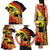 New Zealand And Australia ANZAC Day Family Matching Tank Maxi Dress and Hawaiian Shirt Aboriginal Maori Starring Night Style LT14 - Polynesian Pride