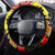 New Zealand And Australia ANZAC Day Steering Wheel Cover Aboriginal Maori Starring Night Style