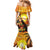 Aloha Hawaii Women's Day Family Matching Mermaid Dress and Hawaiian Shirt Hula Girl With Sunset Vibes LT14 - Polynesian Pride