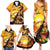 Aloha Hawaii Women's Day Family Matching Summer Maxi Dress and Hawaiian Shirt Hula Girl With Sunset Vibes LT14 - Polynesian Pride