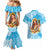 Aloha Hawaii Women's Day Couples Matching Mermaid Dress and Hawaiian Shirt Hula Girl With Ukulele Tropical Style LT14 - Polynesian Pride