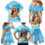 Aloha Hawaii Women's Day Family Matching Mermaid Dress and Hawaiian Shirt Hula Girl With Ukulele Tropical Style LT14 - Polynesian Pride