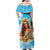 Aloha Hawaii Women's Day Family Matching Off Shoulder Maxi Dress and Hawaiian Shirt Hula Girl With Ukulele Tropical Style LT14 - Polynesian Pride