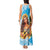 Aloha Hawaii Women's Day Tank Maxi Dress Hula Girl With Ukulele Tropical Style LT14 - Polynesian Pride