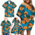 Hawaii Luau Party Family Matching Off Shoulder Short Dress and Hawaiian Shirt Dancing Girl Tropical Flowers LT14 - Polynesian Pride