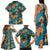 Hawaii Luau Party Family Matching Tank Maxi Dress and Hawaiian Shirt Dancing Girl Tropical Flowers LT14 - Polynesian Pride