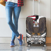 Talofa American Samoa Flag Day Luggage Cover Bald Eagle Polynesian Tattoo LT14 - Polynesian Pride