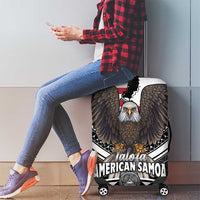 Talofa American Samoa Flag Day Luggage Cover Bald Eagle Polynesian Tattoo LT14 - Polynesian Pride