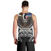 Talofa American Samoa Flag Day Men Tank Top Bald Eagle Polynesian Tattoo LT14 - Polynesian Pride